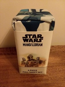 Star Wars Mandalorian 4-Piece full sheet set brand new