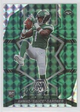 2022 Panini Mosaic Rookies Green Prizm Ahmad Gardner Sauce #335 11qd