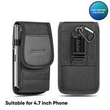 Cell Phone Vertical Pouch With Belt Clip Carrying Case Card Holder Holster Cover