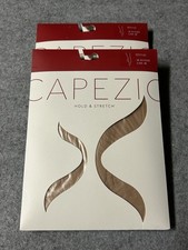 Capezio Hold  Stretch Stirrup Lot Of 2 Pairs Girls Tights N145C LSN Tan M