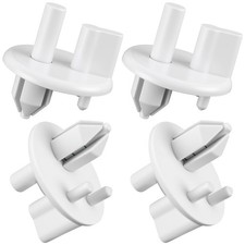 4 Pack 241993101 Refrigerator replacement shelves, crisper shelf cover support f