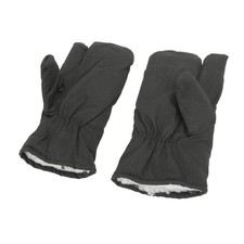 Warm Cold Proof Thickened Velvet Lining 3 Finger Mitts for Outdoor