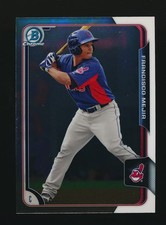 FRANCISCO MEJIA ⚾ 2015 Bowman Chrome Prospects #BCP43 Cleveland Indians