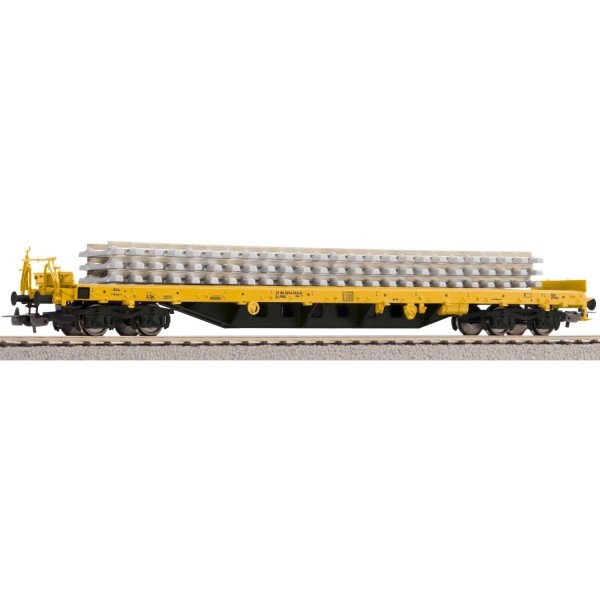 Piko 24501 H0-Flachwagen Rs Beladen Mit Betonschwellen Bauzug Dbag Vi H0 Neu-image