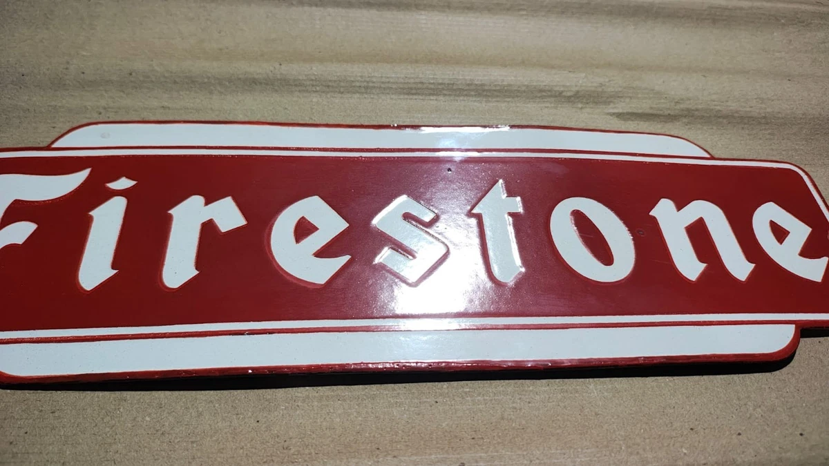 Firestone Sign In Original Advertising Signs (1930-1969) for sale
