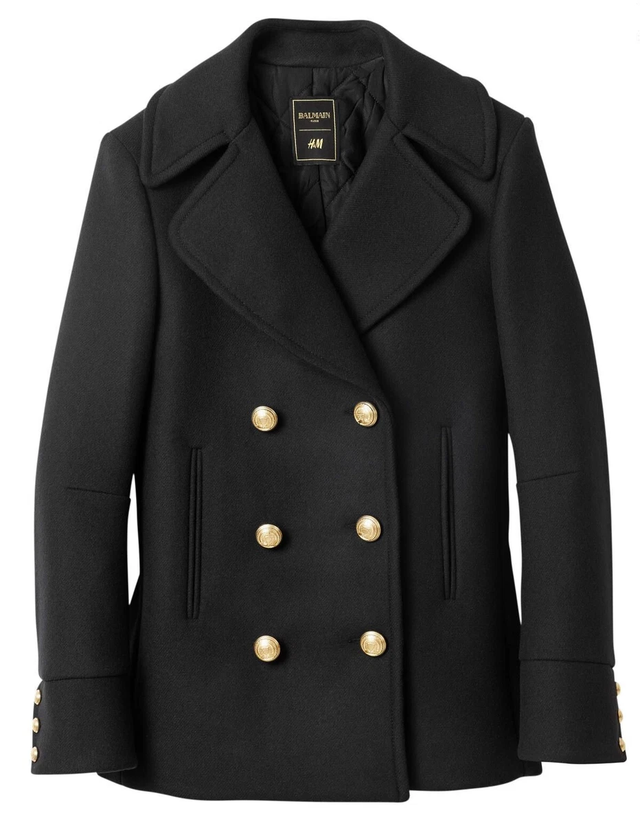 h&m peacoat