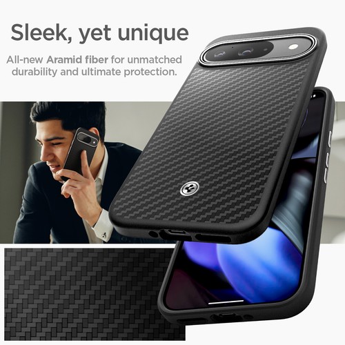 For Google Pixel 9 Pro XL Case SPIGEN Enzo Aramid Fiber Lightweight Slim Cover - Picture 6 of 22