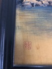 Chinese Landscape Paintings (2) Gold Background, Signed Young’an On Wood — photo 5
