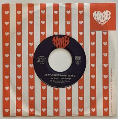 Hazy Osterwald Jet Set Life Love Little Things / Aspen Song 45 M unplayed Mabel