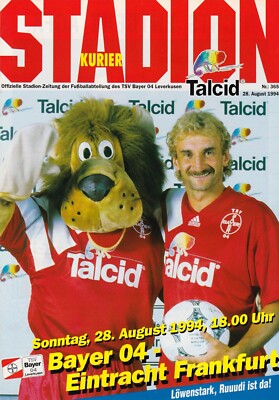 Programmes | 1994/95 | Bayer Leverkusen | Selection ''Stadium Courier'' | Bundesliga
