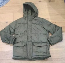 Old Navy Green Puffer Hooded Jacket Youth 2XL Go Recycled