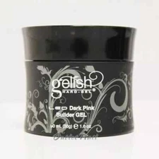 Gelish Hard Gel LED 0.5 Fl. Oz - DARK Pink Builder Nail Gel #01562