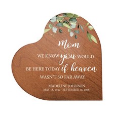 Custom 5  Memorial Heart D cor Gift for Loss of Loved One - We Know You Would