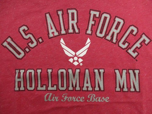 NUEVA-Menor-Defecto US Air Force Holloman AFB MN Mujer Tallas S-M-L-XL Camisa - Imagen 2 de 8