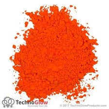 Fluorescent Powder, FIREHOUSE ORANGE - UV Reactive Powder / Pigment