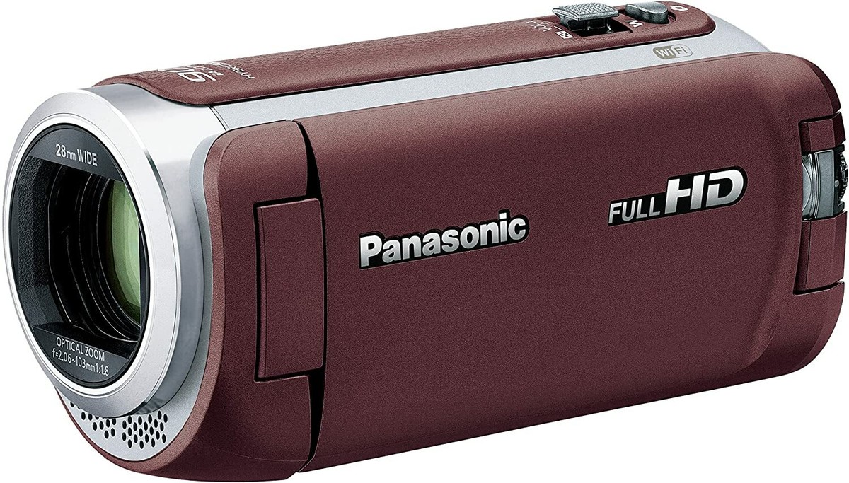 Panasonic HD Video Camera 64GB 90x Zoom Wi-Fi Brown HC Panasonic HD Video Camera 64GB 90x Zoom Wi-Fi Brown HC