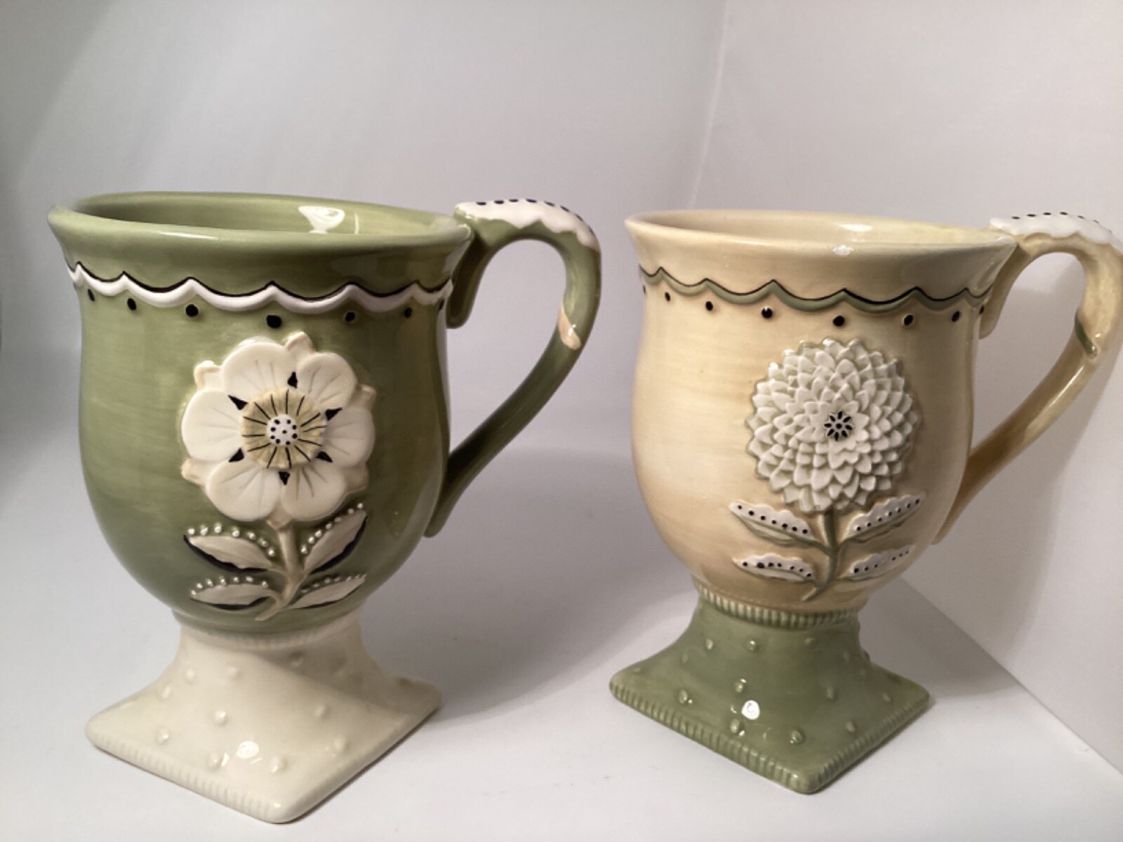 MWW Market Decorative Coffee cups 8oz Lot of 2 eBay