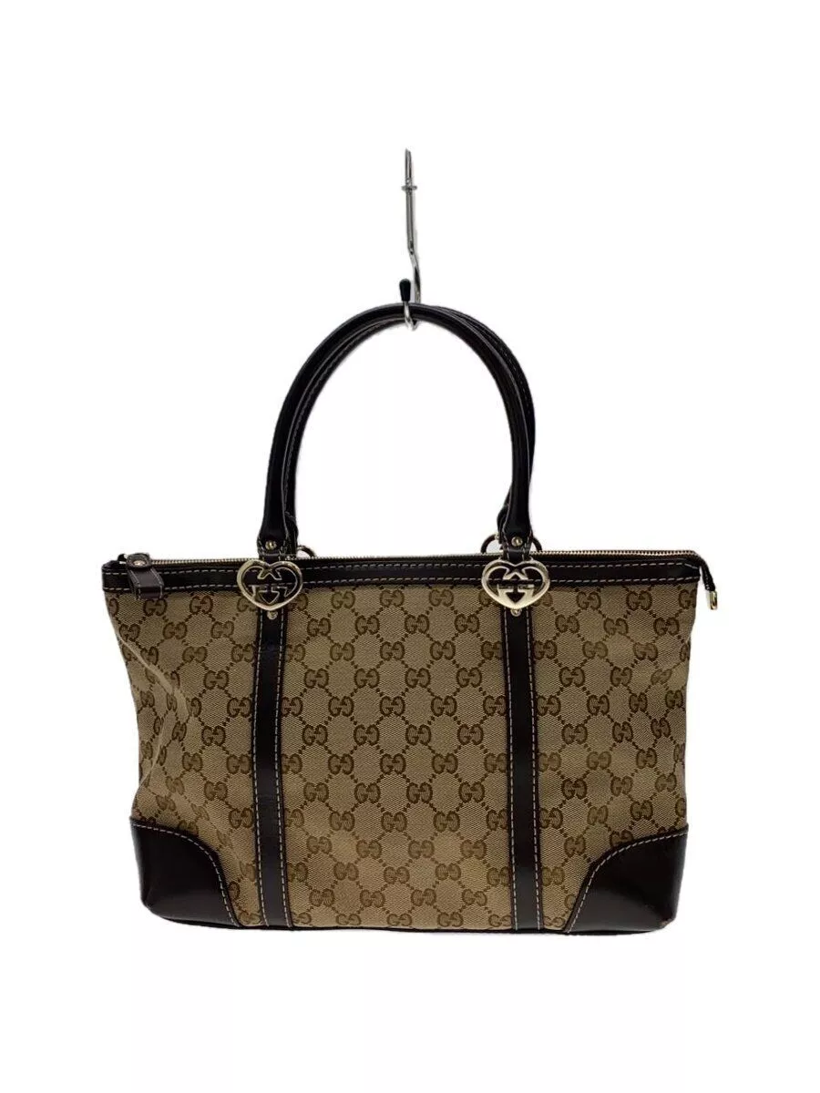 Sac fourre tout GUCCI joli GG toile marron occasion