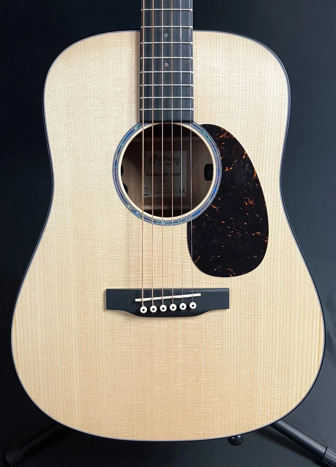 Martin D Jr. E Dreadnought Junior Acoustic-Electric Guitar Natural w/ Case - Image 2 of 4