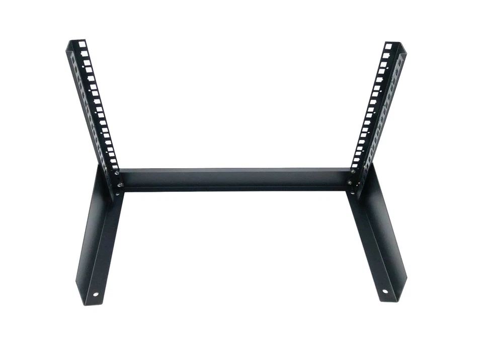CNAweb 6U Open Frame 19" Inch Desktop 2 Post Network Rack Stand - Image 4 of 4
