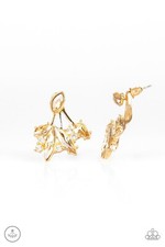 Paparazzi “Deco Dynamite” Gold Post Earrings