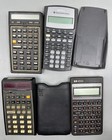 VINTAGE CALCULATOR Working TI BAII BUSINESS, + 3 HP AS IS 32S IIRPN, 41CX, & 45