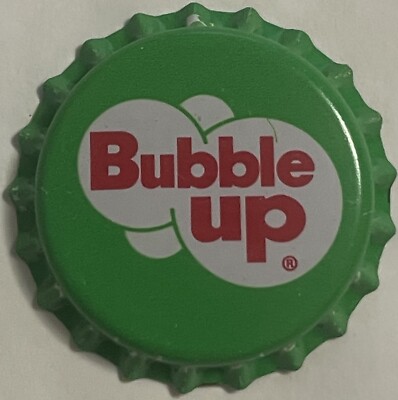Vintage NOS Bubble Up Bottle Cap Jasper Indiana Soda Advertising