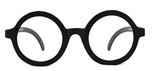 Harry Potter Wizard Unisex Glasses Geek Black Fancy Dress Book Week Accessories