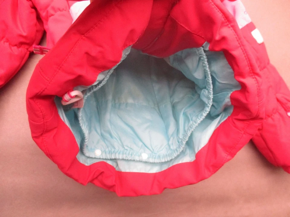 OBERMEYER I GROW Size 4 Baby Girl Powder Skirt Windproof Snowboard Jacket 572 - Image 4 of 4