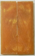 Sparkle Gold Acrylester 06 2 pc Knife Scales 1/4" x 1 1/2" x 5"