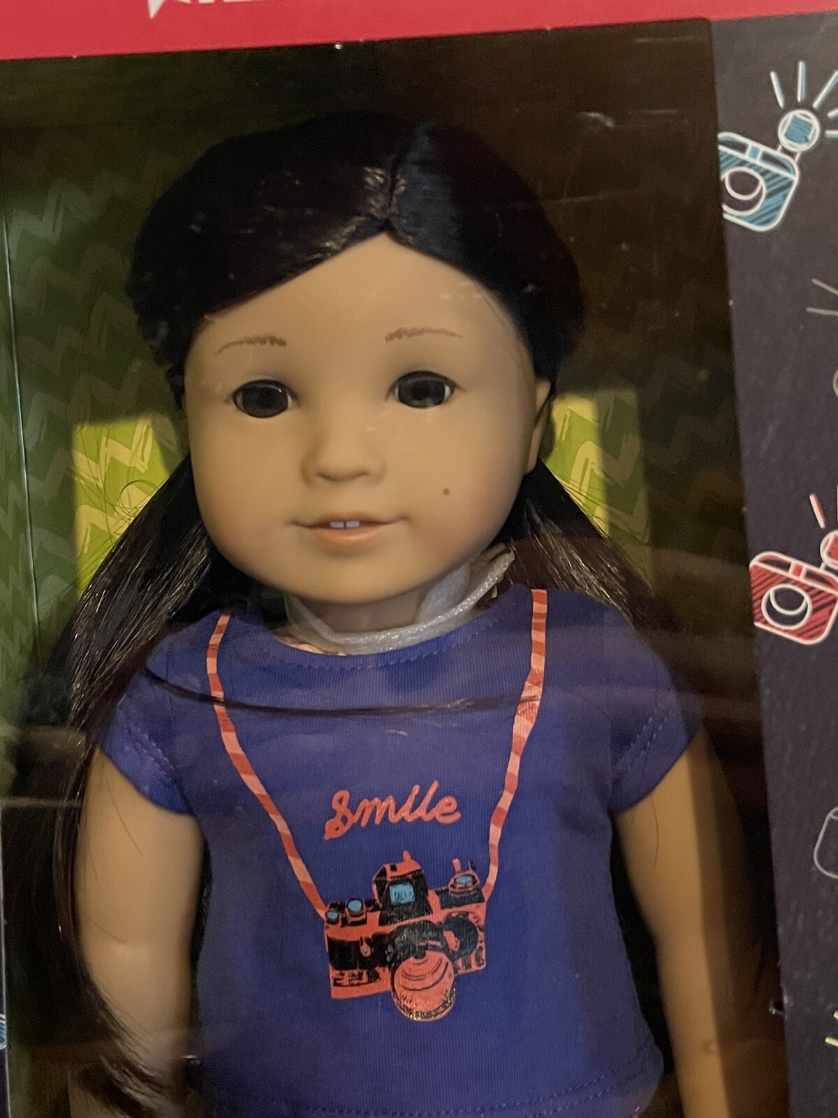 AMERICAN GIRL Z YANG Korean Doll With Brush 4 PC Set Outfits