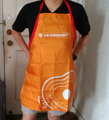 Le Creuset LC x Boss Cafe Original ORANGE ECO Chef's Apron (58cm x 70cm) No Box