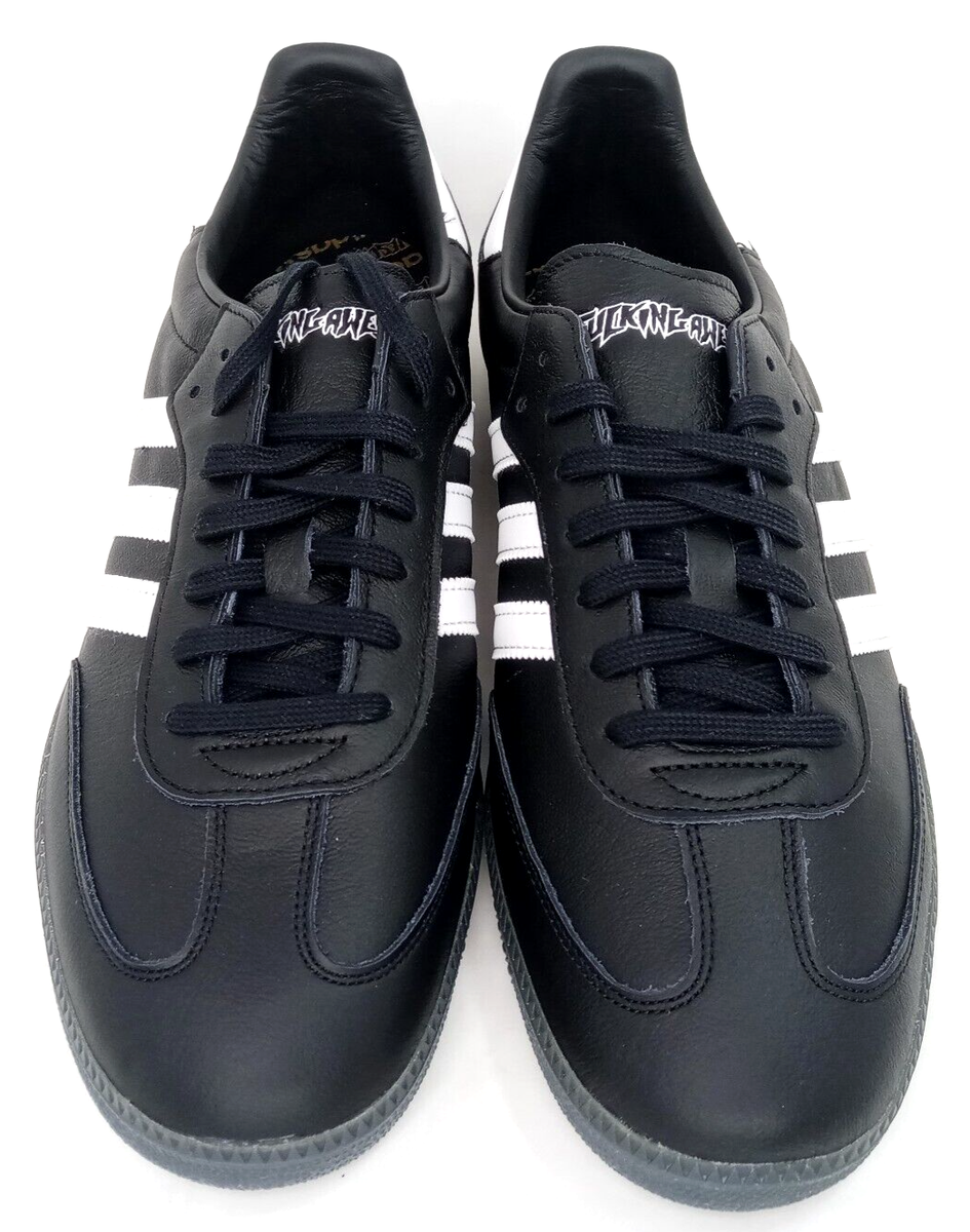 Size 12.5 - Fucking Awesome x adidas Samba Black White for sale