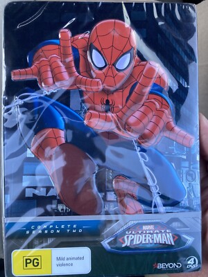 Ultimate Spider-Man : Season 2 BRAND NEW DVD DEC41 STEELBOOK! with 4-disks!