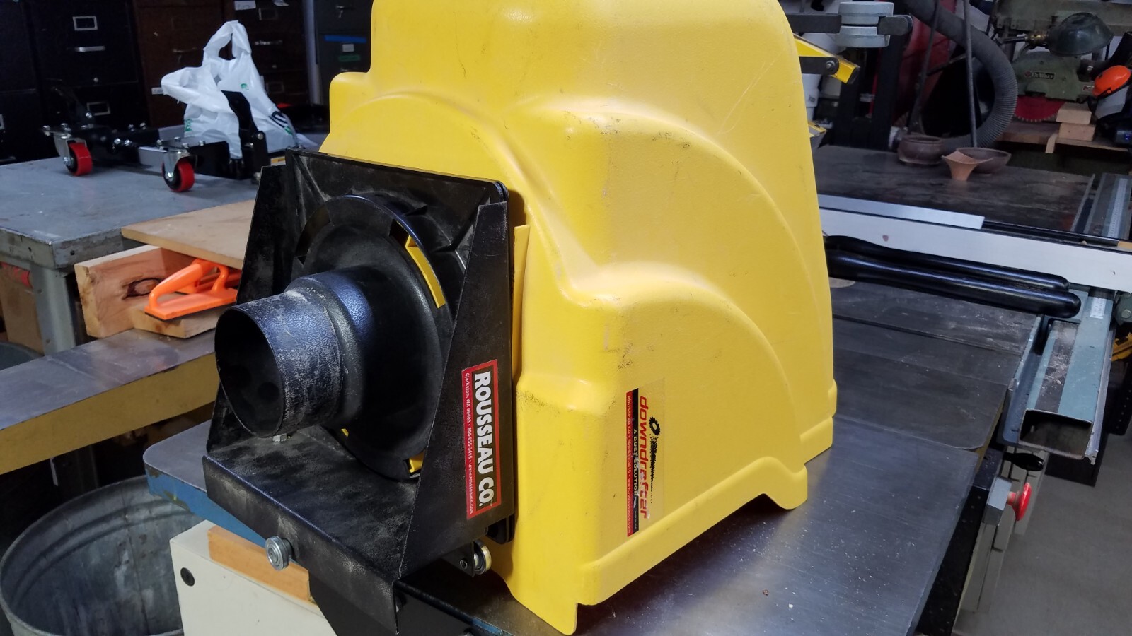 Rousseau 4500 Downdrafter Miter saw Dust Control Hood eBay