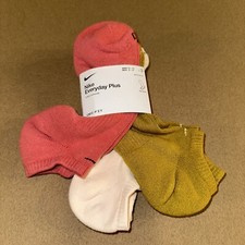 Nike Men's 3-pack Everyday Plus Cushion No-Show Large Training Socks SX6889-962