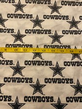 NFL Dallas Cowboys Cotton Fabric 27.5 x 27