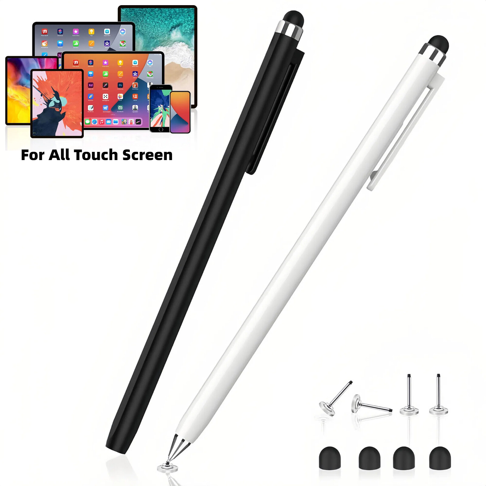 Universal Stylus Pen for iPhone iPad Samsung Tablets & Touchscreen Devices-image