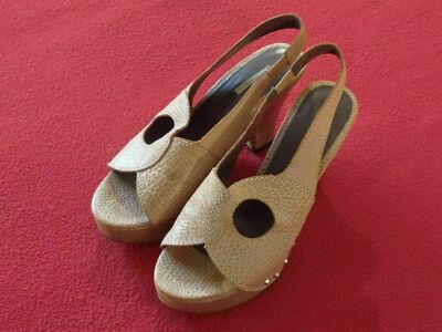Maxstudio Womens Slingback Wedge Sandals - 6M