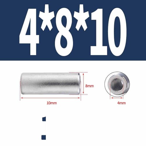 Round Studding Connector Nuts A2 Stainless Steel All Thread Rod Bar M2 M2.5-M6 - Picture 37 of 84