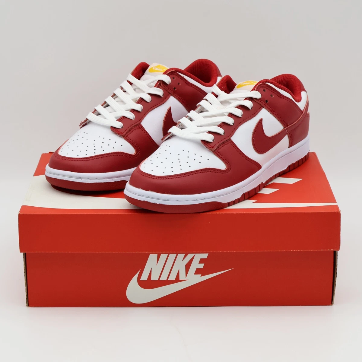 Nike Dunk Low White University Gold | eBay