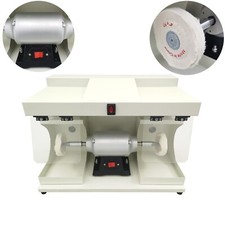 Lab Polishing Machine Lathe Buffing Grinder for Jewelry Casting with Lighting