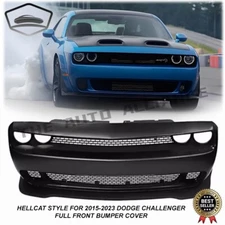 Hellcat Style For 2015-2023 Dodge Challenger Full Front Bumper Body Kit Cover