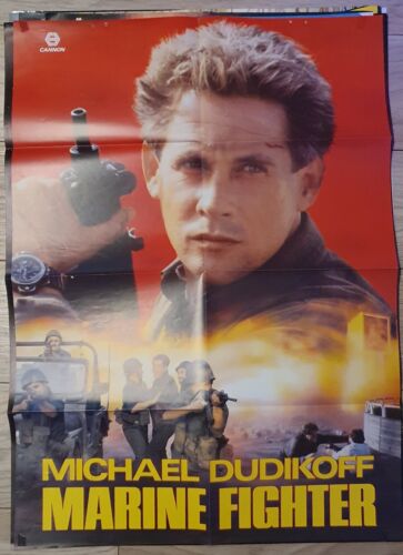 Affiche de film Marine Fighter affiche de film rareté canon Dudikoff - Photo 1/7
