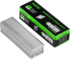 meite 18 Gauge Flooring Nails L-Cleat Nails Hardwood Type Crown Galvanized