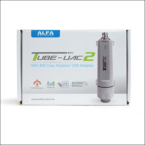 Alfa Tube-UAC2 802.11ac Dual Band Long Range USB Adapter + 9 dBi Omni Antenne Kit - Bild 2 von 4
