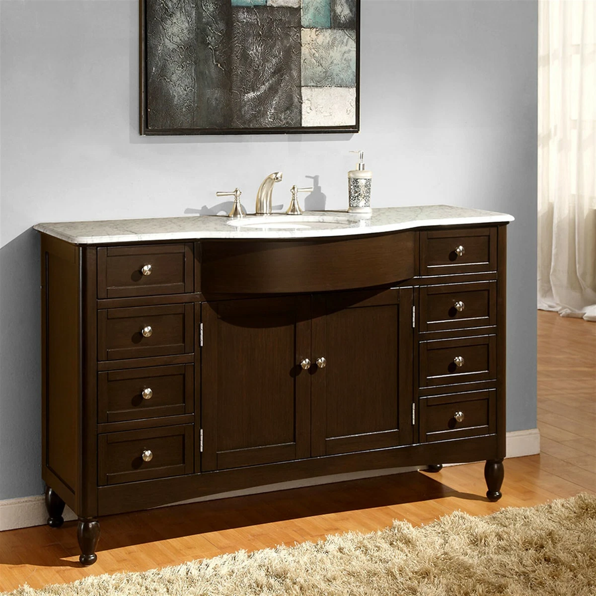 58 inch vanity single sink online