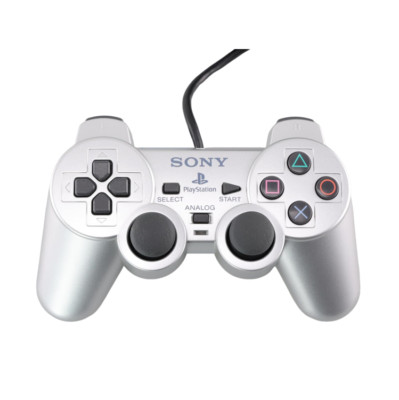 Playstation 2  Ps2 Controller - Original Sony - Dualshock -  silber - sehr gut