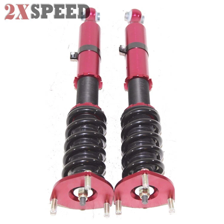 Nuevos kits completos de reducción de suspensión Coilovers para 86-92 Toyota Supra ROJO Foto 2 de 3