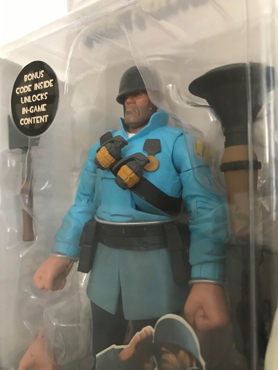 NECA Team Fortress 2 Blu Soldier Action Figure Brand New | eBay